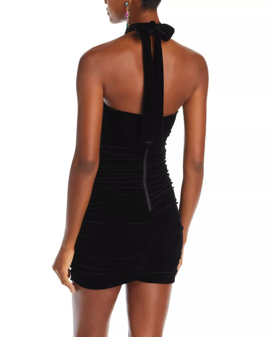 Bardot - Inara Velour Mini Cocktail Dress