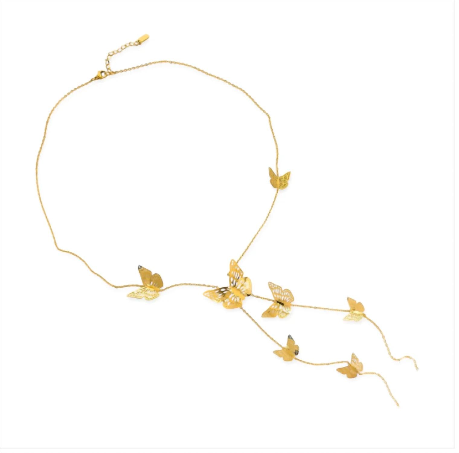 Omg Blings - Women's Love Is Like A Butterfly Necklace