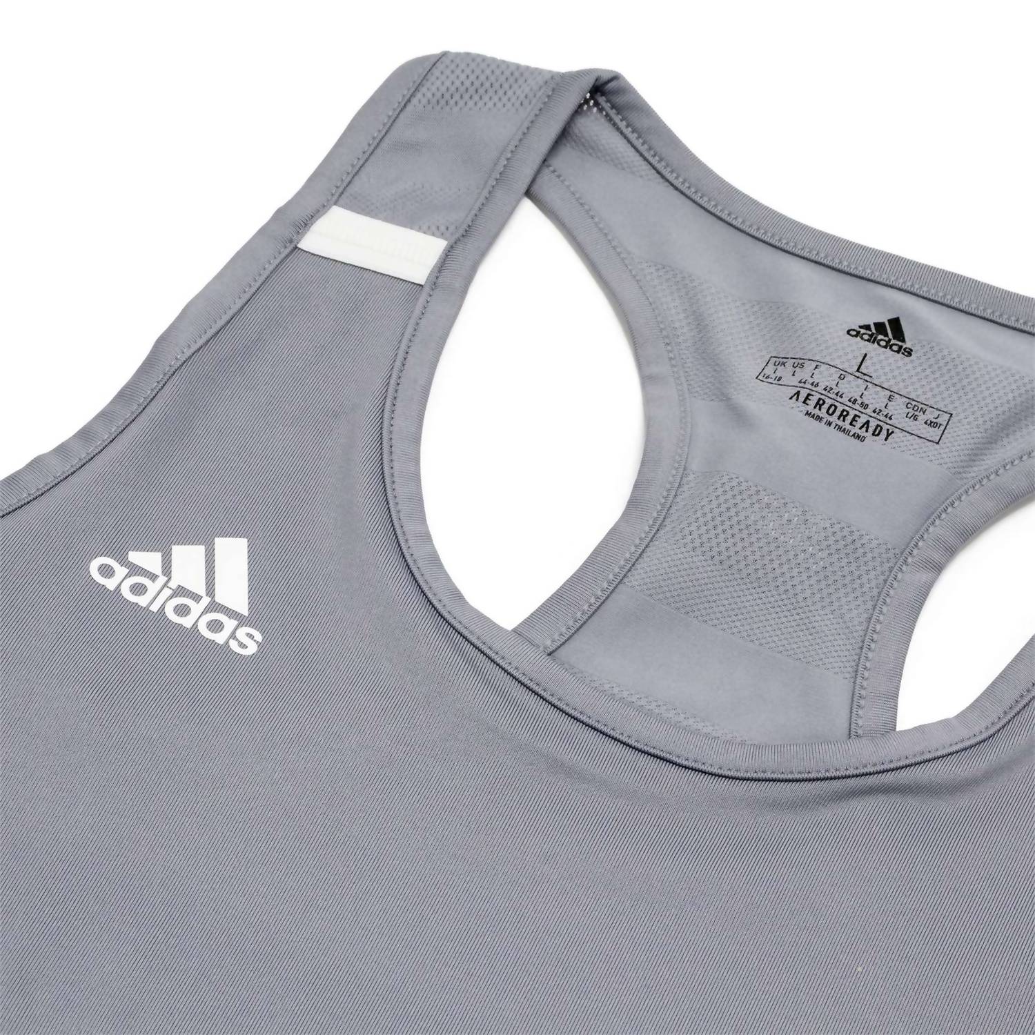 adidas Women's Team 19 Pull-on Tank Top in grey - women's tank top - view 4