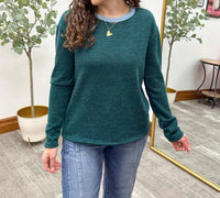 Gilli - Contrast Long Sleeve Top