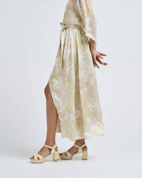 Forte Forte - The Secret Lily Print Viscose Satin Skirt