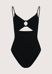 Hunza G - Crystal Swimsuit with Fabric Covered Hoops