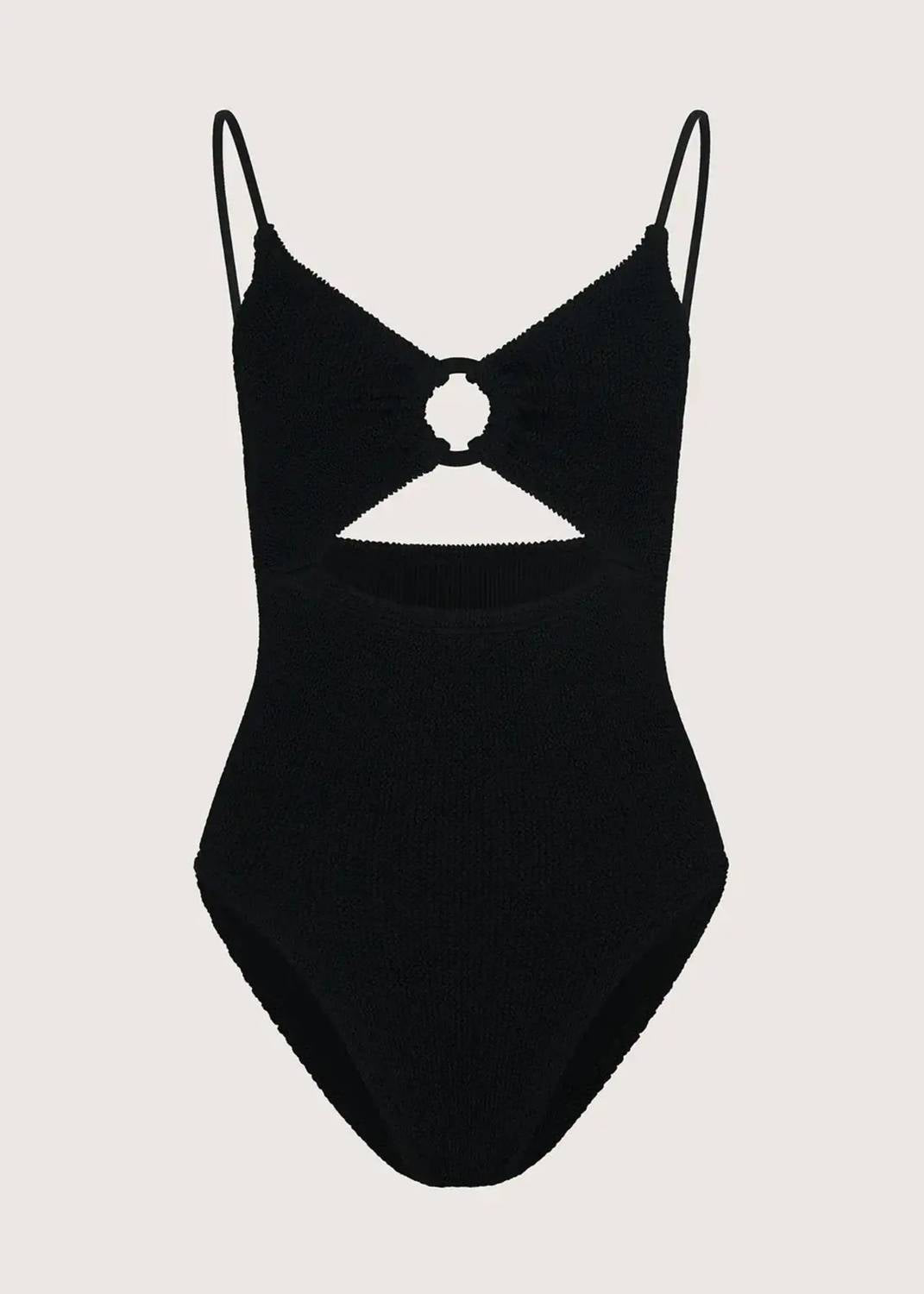 Hunza G - Crystal Swimsuit with Fabric Covered Hoops