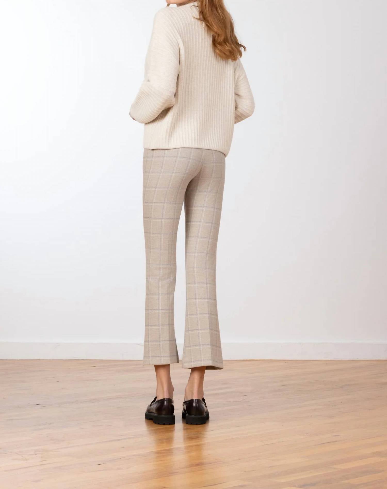 Avenue Montaigne - Bonnie Cropped Flare Cut Pants