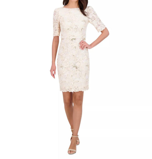 Eliza J - Ivy Embellished Sequin Mini Dress