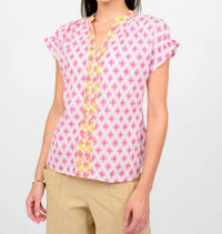 Ivy Jane - Ikat Short Sleeve Top