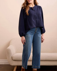 Tribal - Hemmed Front Blouse