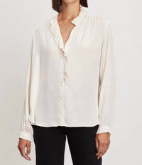 Velvet By Graham & Spencer - Ali Button Front Top