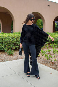 Jennafer Grace - Dottie Burnout Float Scarf Top