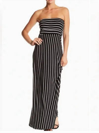 West Kei - Strapless Striped Maxi Dress