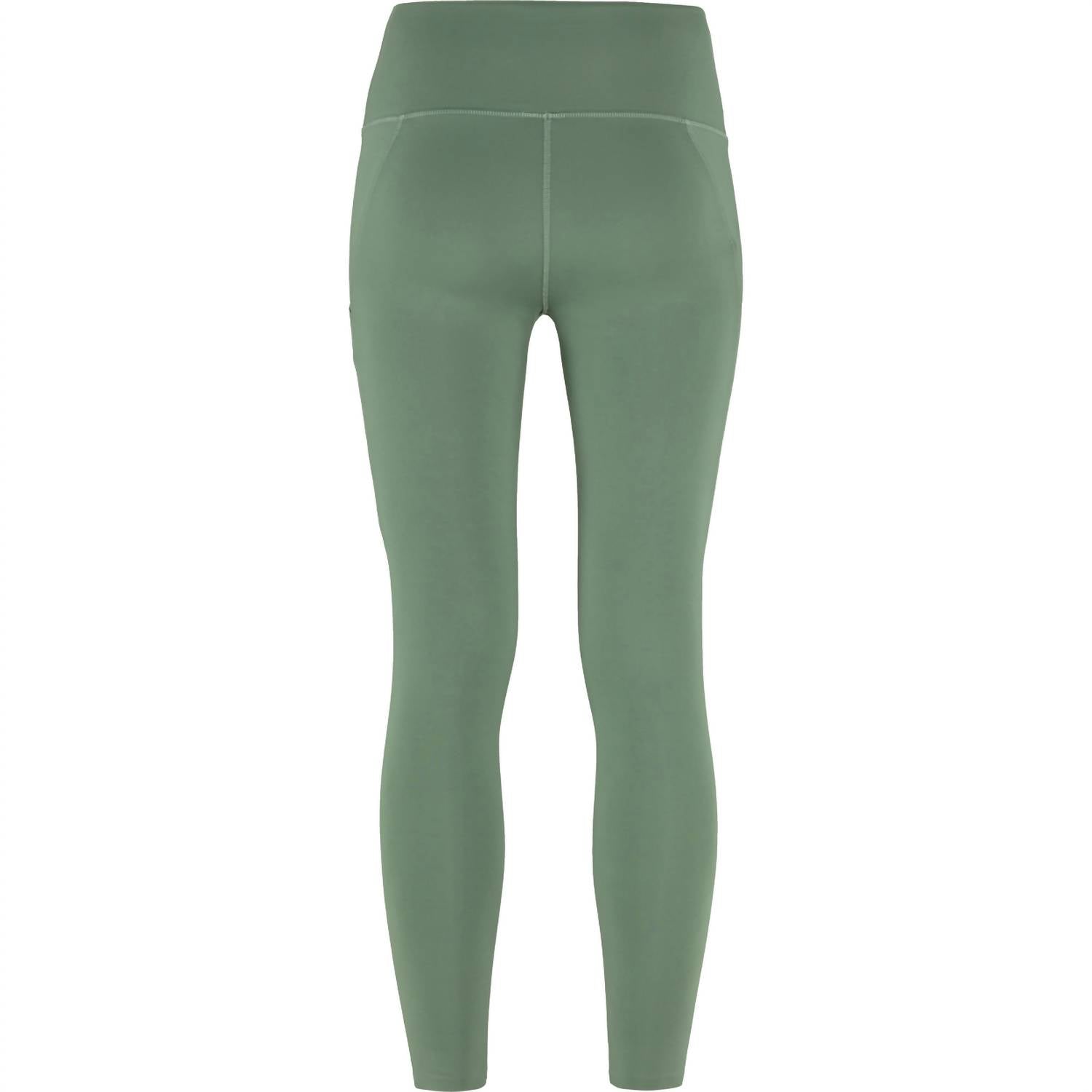 Fjallraven Abisko Tights in patina green 614 - women's pants - detail view