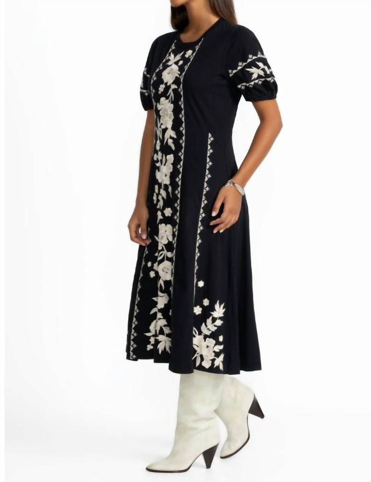Johnny Was - Seamed Knit Dress Camille Plus