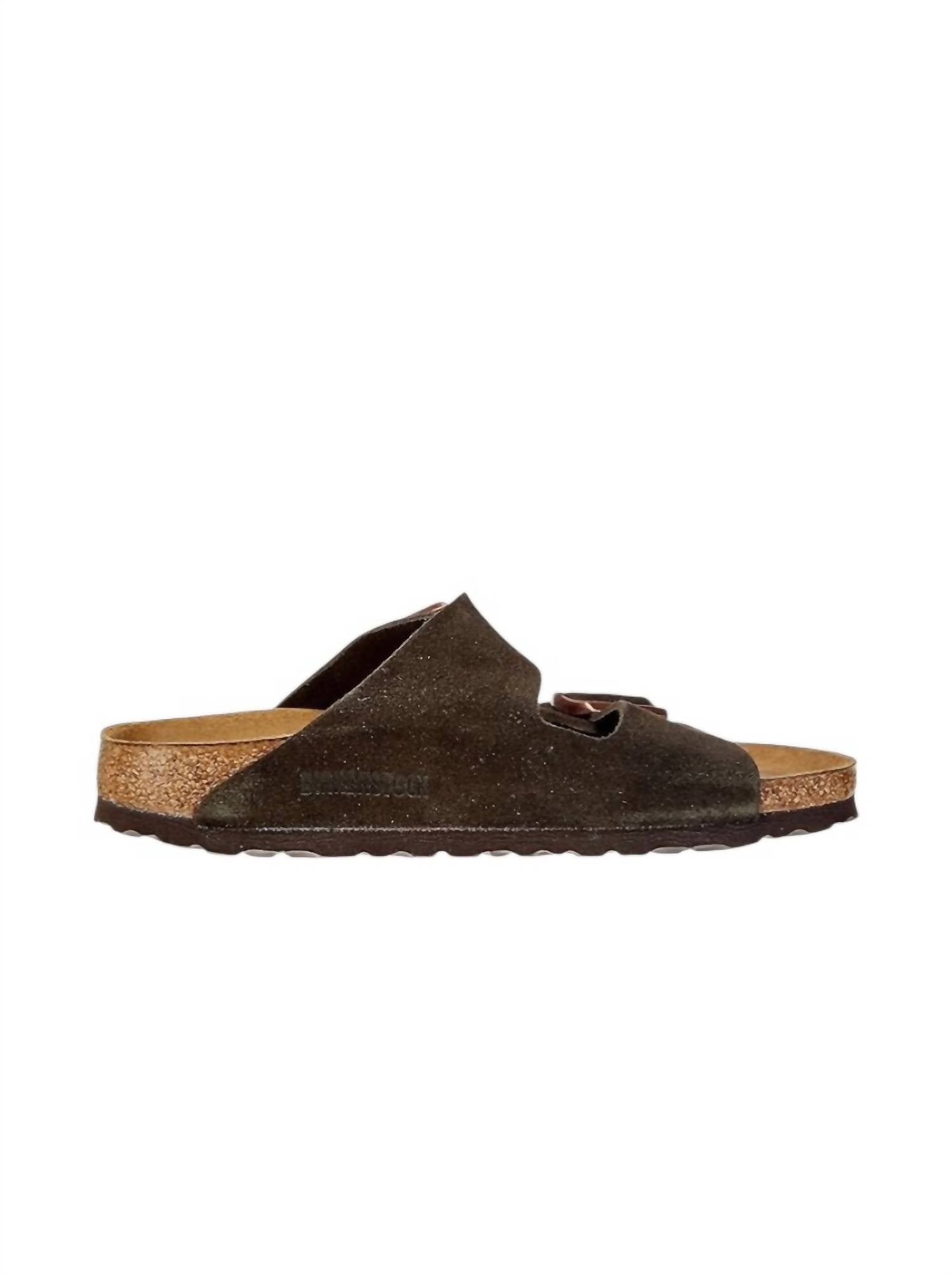 BIRKENSTOCK Unisex - Arizona Buckle Sandal in mocha suede soft - item