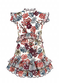 Marlo - Elana Embroidered Mini Dress