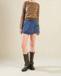 Flying Tomato - Washed Denim Short