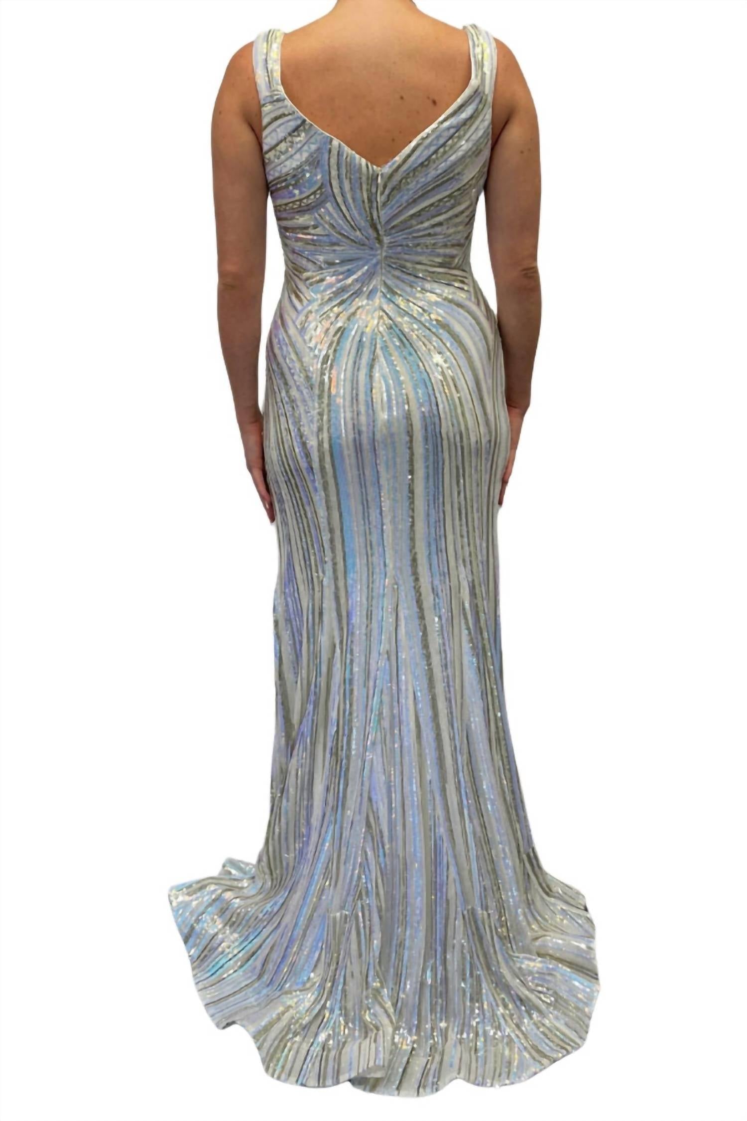 Jovani - Sequin Maxi Dress