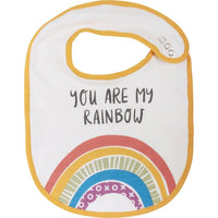 Primitives By Kathy - You Are My Rainbow Baby Bib Set
