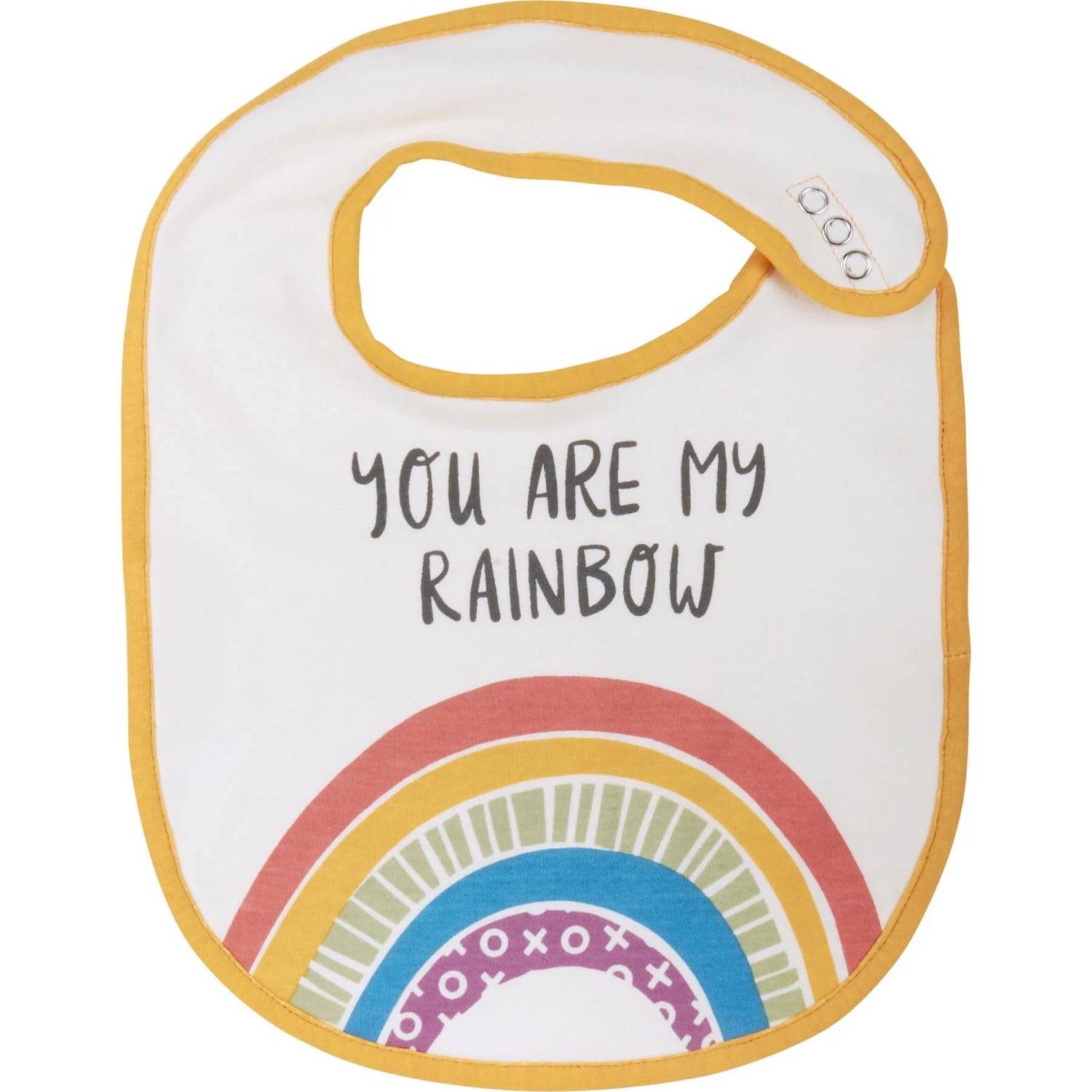 Primitives By Kathy - You Are My Rainbow Baby Bib Set