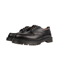 Dr. Martens Men's Lowell Shoe in dark brown - men's shoe - detail view