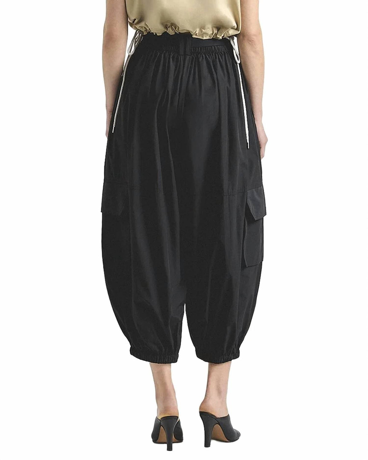 Derek Lam 10 Crosby - Tamsin Poplin Balloon Cargo Pant
