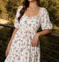 Blu Pepper - Autumn in Bloom Midi Dress
