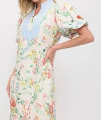 Beeson River - Floral Tunic Style Midi Dress