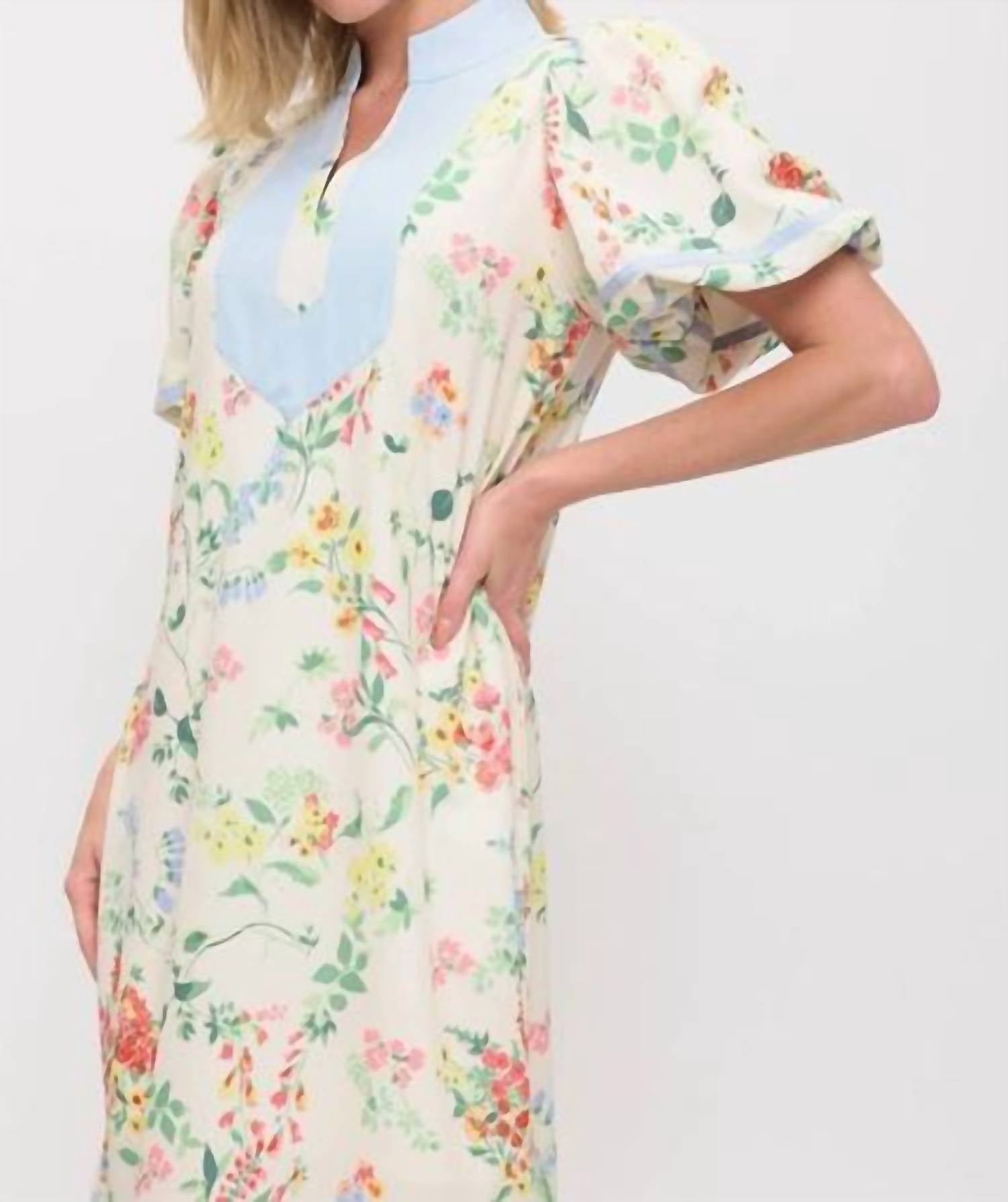 Beeson River - Floral Tunic Style Midi Dress