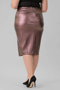 Marée Pour Toi - Metallic Stretch Skirt