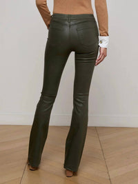 L'Agence - Ruth High Rise Straight Raw Hem Jeans