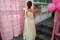 Before You - One Shoulder Tiered Maxi Honey Dress