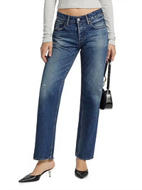 Moussy - Ridgefield Straight Low Rise Jeans