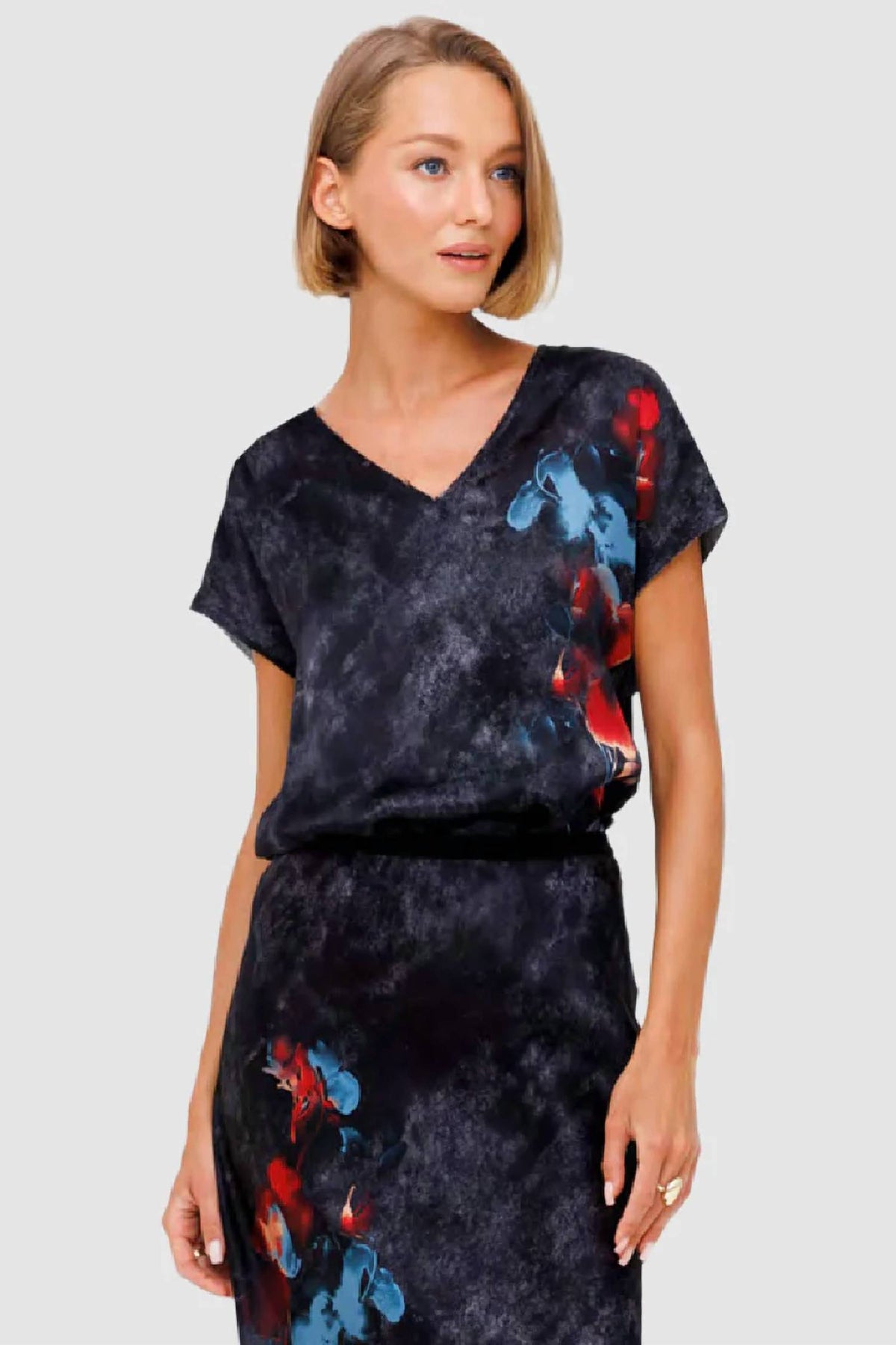 Go By Go Silk - Go Raw Revisited Printed Place Blouse