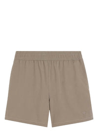 Ami Paris Embroidered Swim Beach Shorts in ash - men's swimwear - view 4
