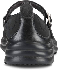 Dr. Comfort Shoes Women's Flute Lycra Diabetic Mary Jane Shoes in black - women's flats - alternate view
