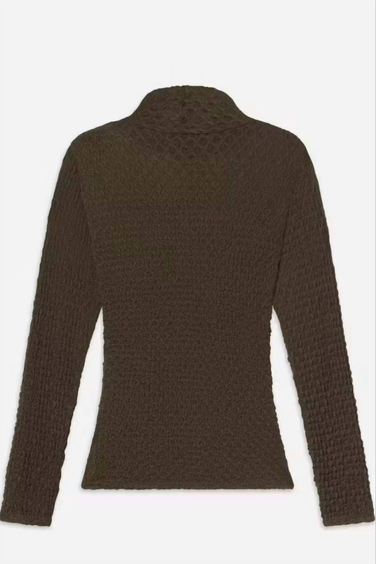 Frame - Mesh Lace Turtleneck Top
