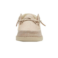 HEY DUDE Boy's Youth Wally Basic Shoe in beige - men's loafer - alternate view