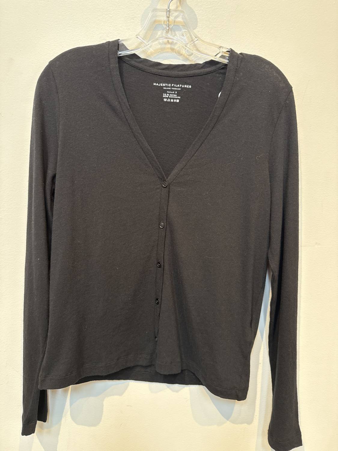Majestic Filatures - Women's Long Sleeve V-neck Cardigan