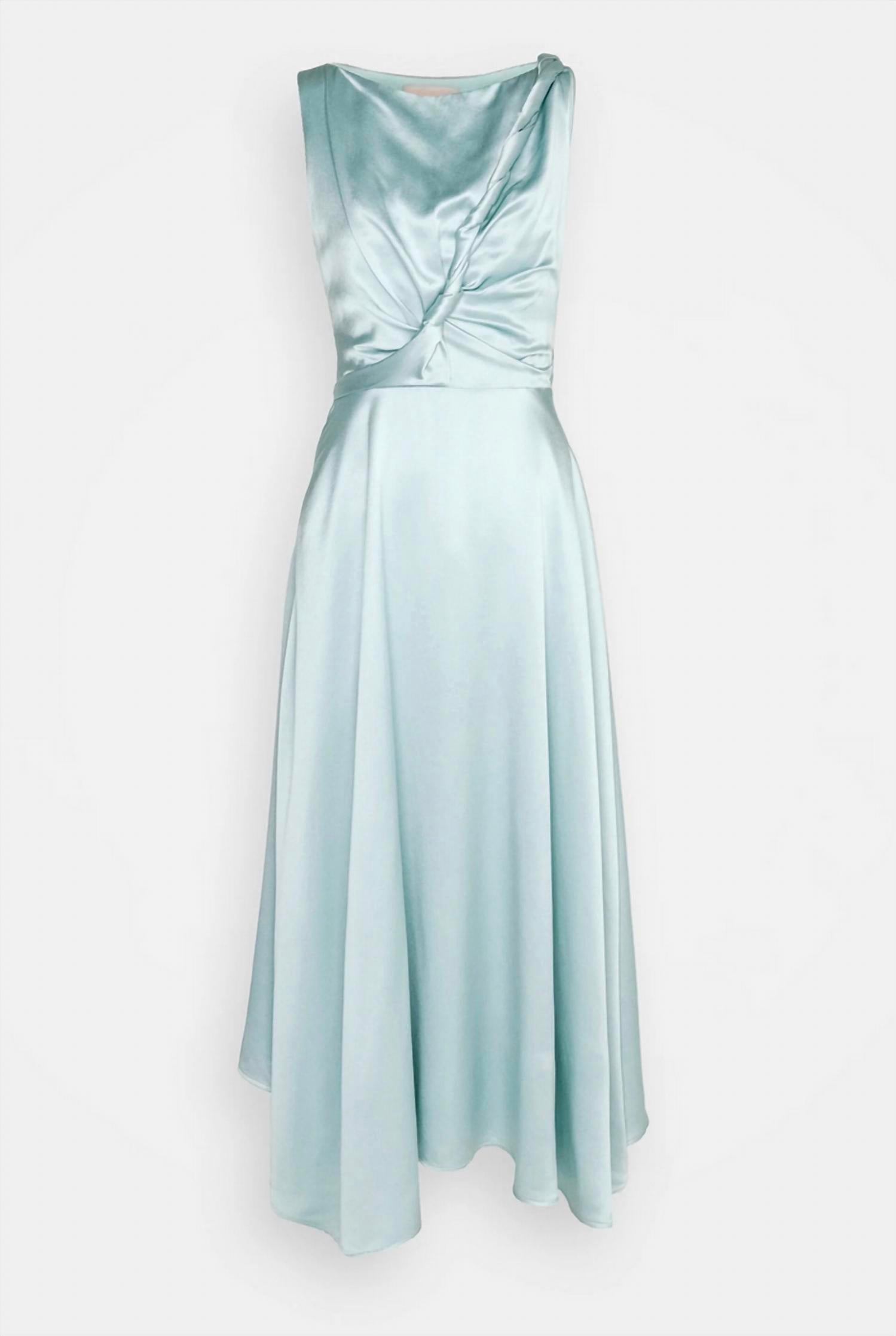 Roksanda - Brida Silk Satin Dress in Saltwater