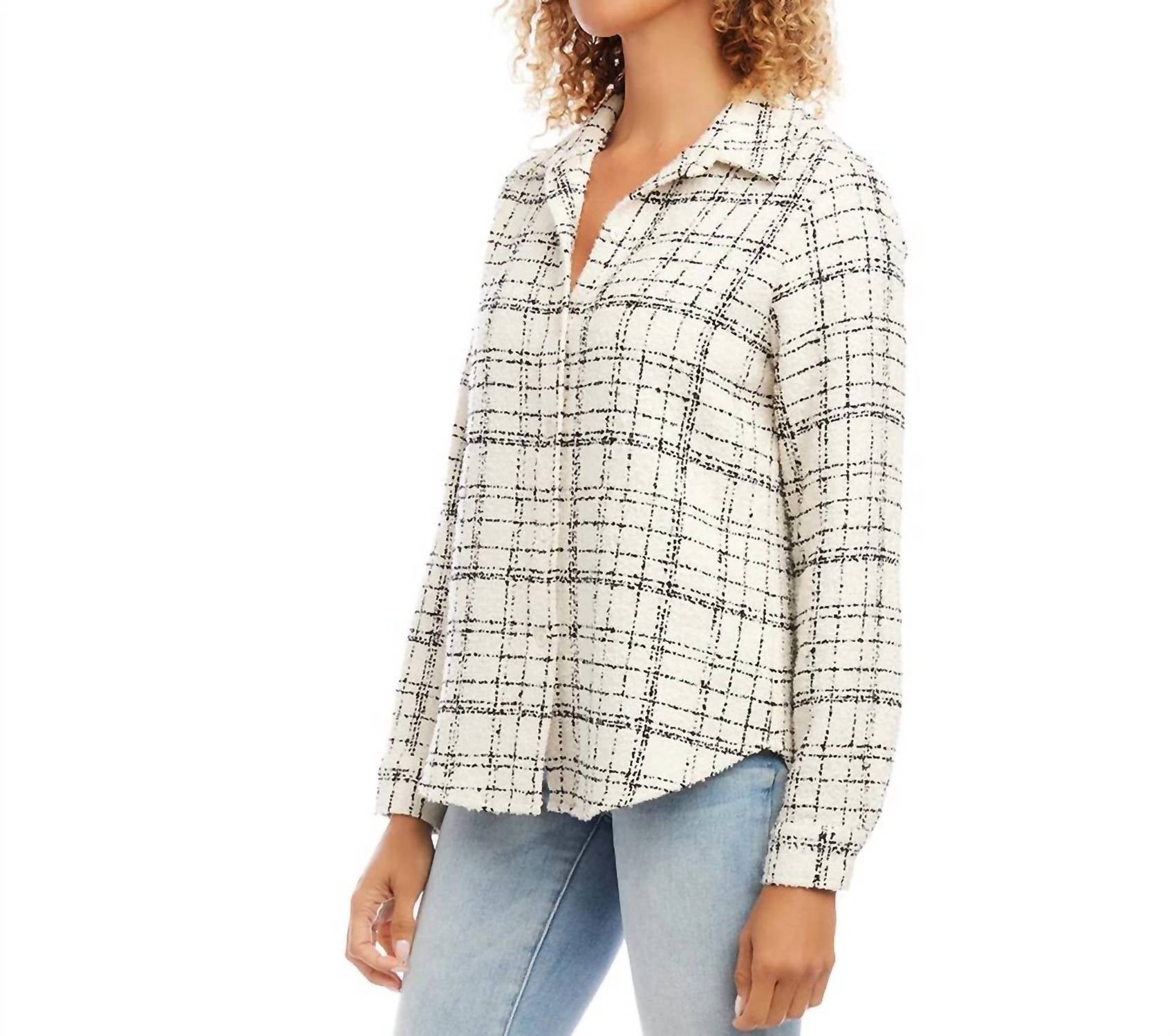 Karen Kane - Brenna Plaid Shirt