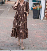 Entro - Floral Midi Dress
