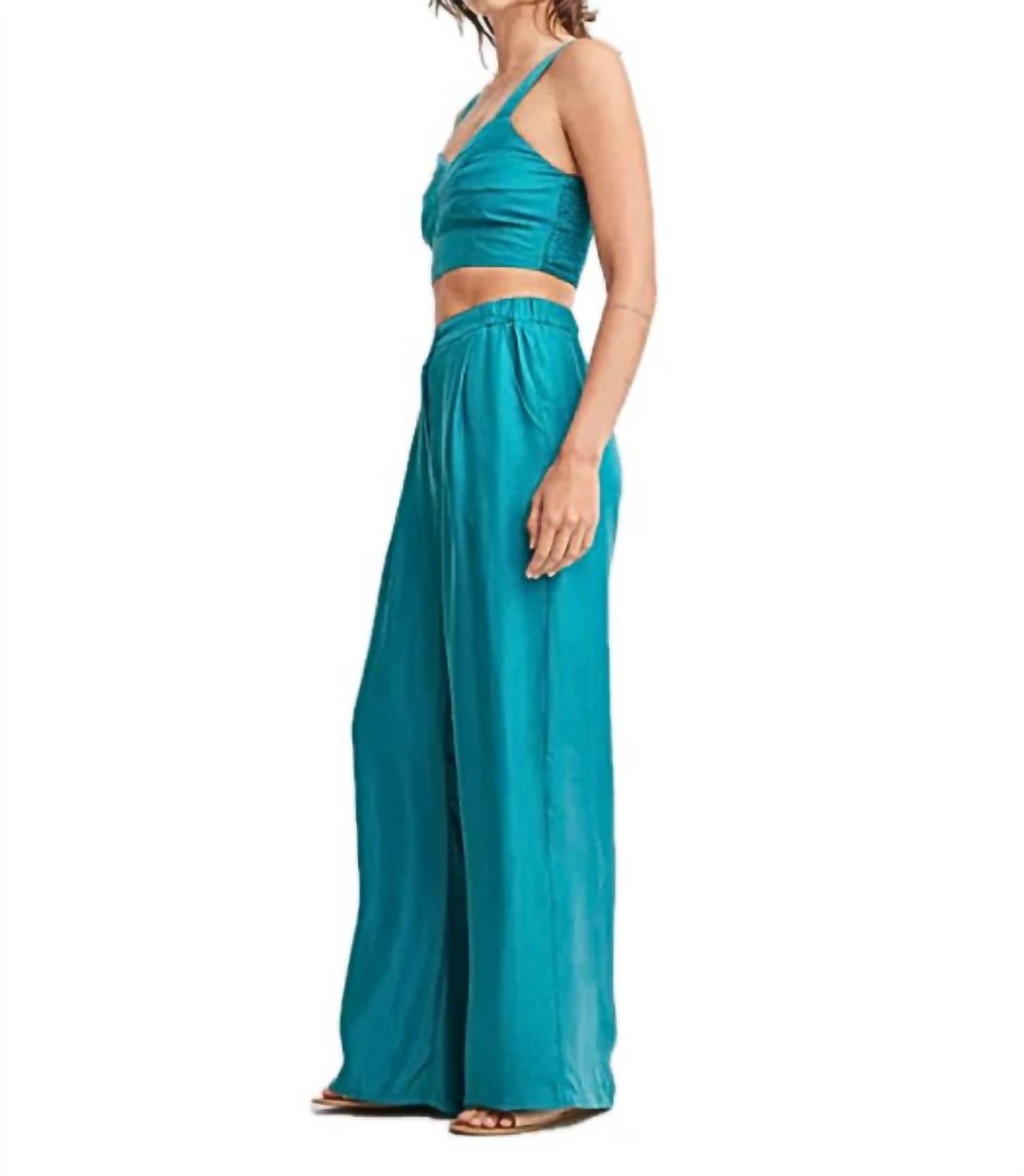Self Contrast - Caroline Wide Leg Pants