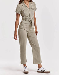 Dear John Denim - RIVETER COLOR DENIM JUMPSUIT