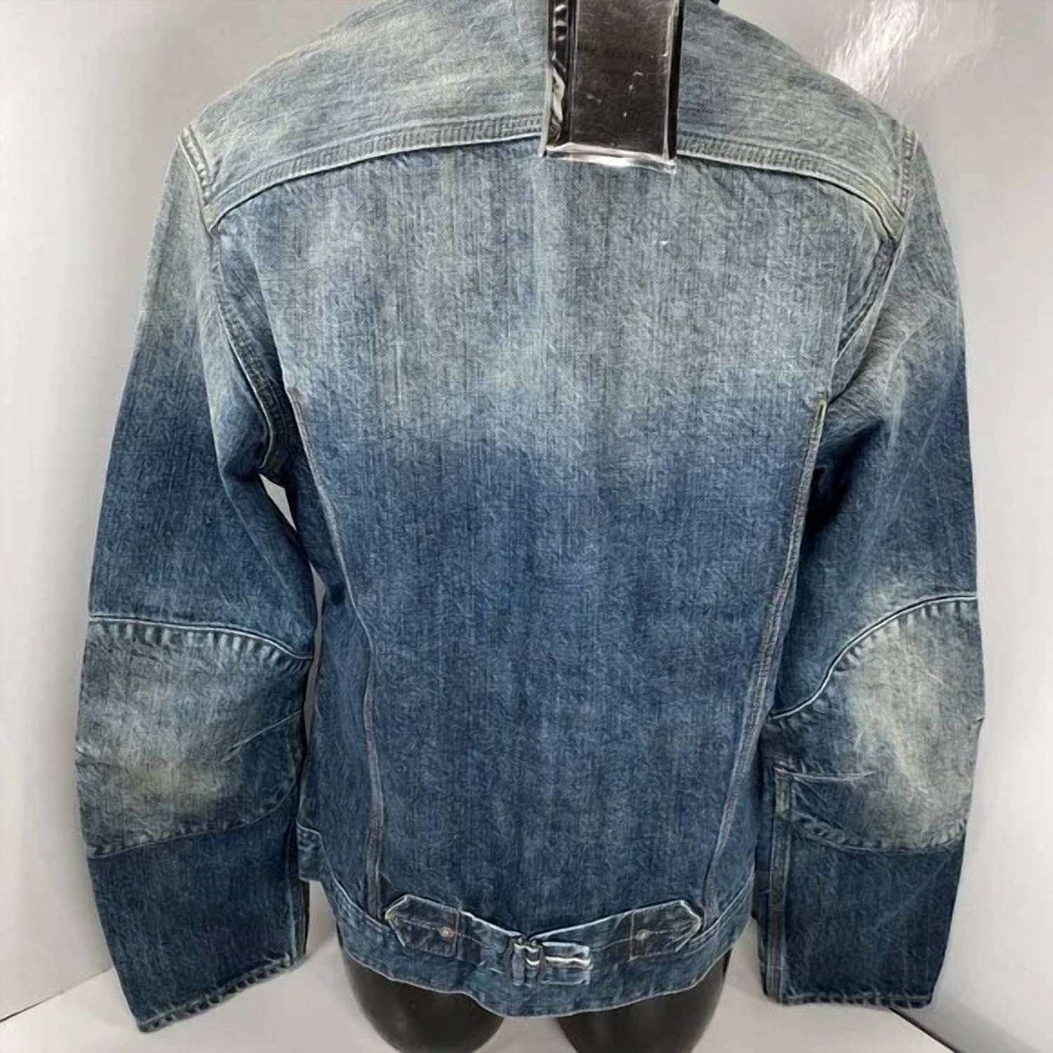 G-Star Women’s Kick Rr Selvedge Denim Jacket in blue rust - women's jacket - detail view
