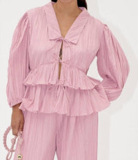 Stine Goya - Pleated Tie Top