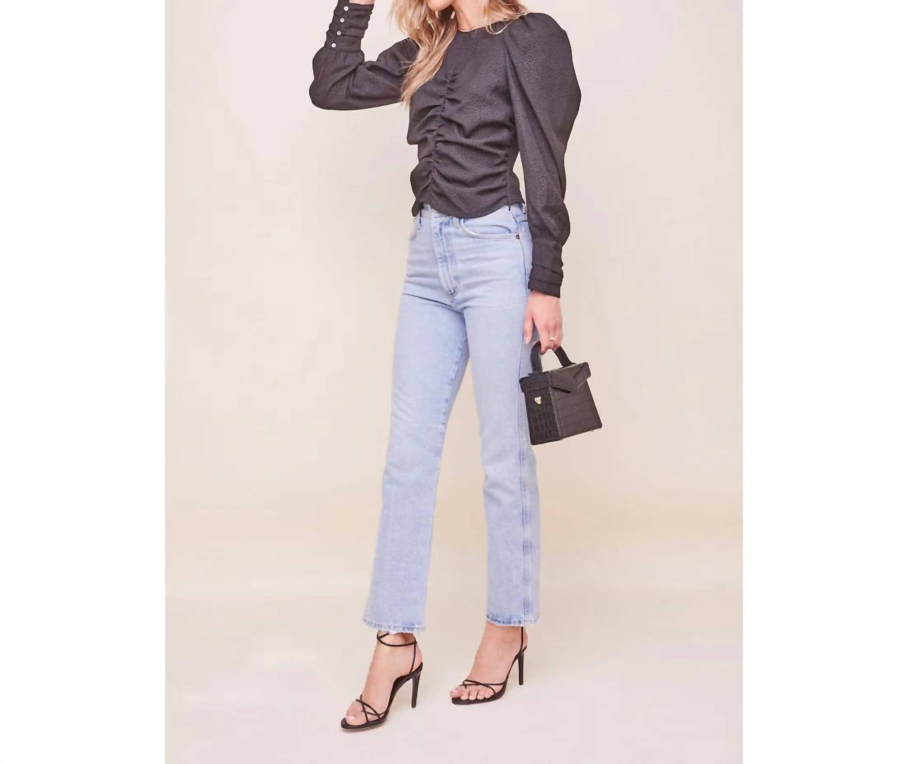 Astr - Magdalene Ruched Front Top