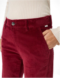Brax Corduroy Wide Leg Palazzo Pants in mulberry - women's pants - view 5