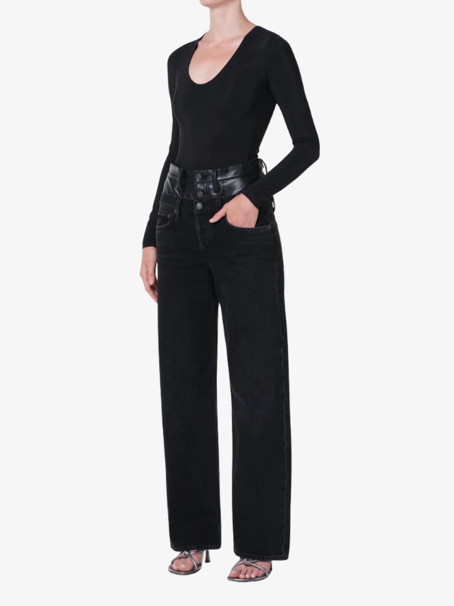 Agolde - Clem Long Sleeve Bodysuit