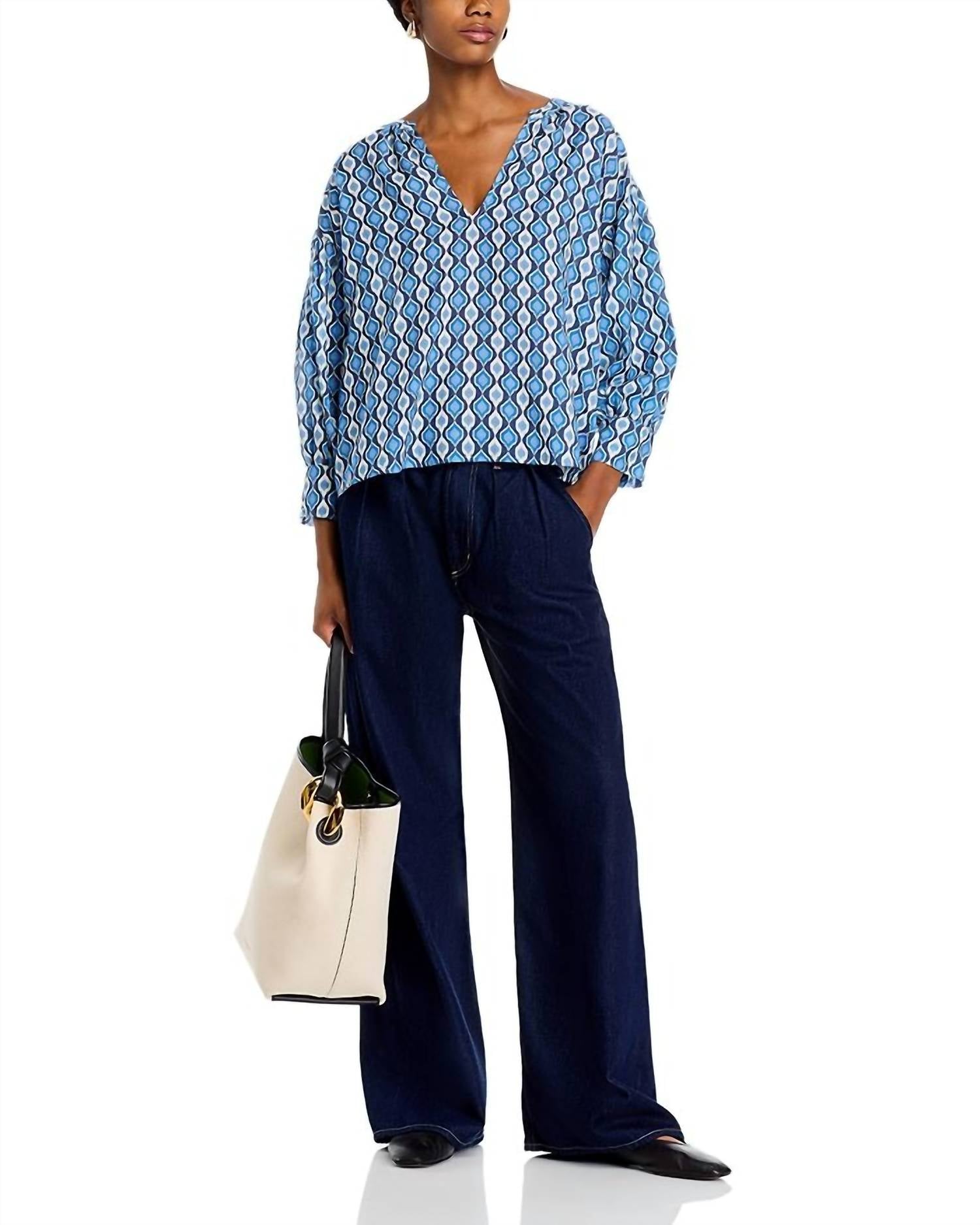 Velvet By Graham & Spencer - Keren Printed Boho Top