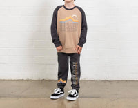 Tiny Whales - Boys' Explore Raglan Sweatshirt