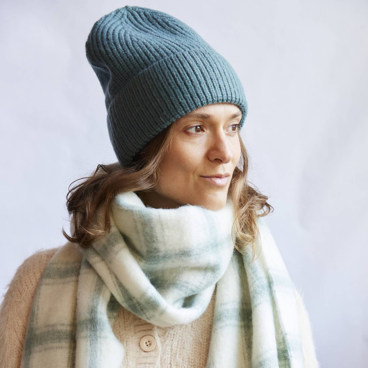 Hat Attack Epic Beanie in pine - women's hat - detail view